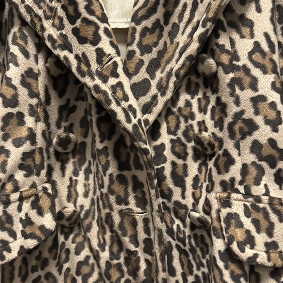 VINTAGE LA BELLE Short Pea Coat with Buttons - Picture 3 of 4